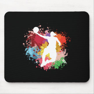 Tapis De Souris Aquarelle de basketball
