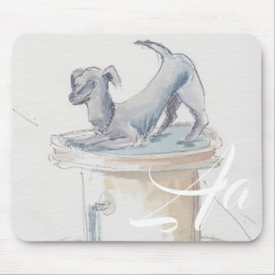 Tapis De Souris Aquarelle Doggie