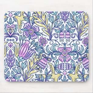 Tapis De Souris Aquarelle Fleur coloré Nature Élégante