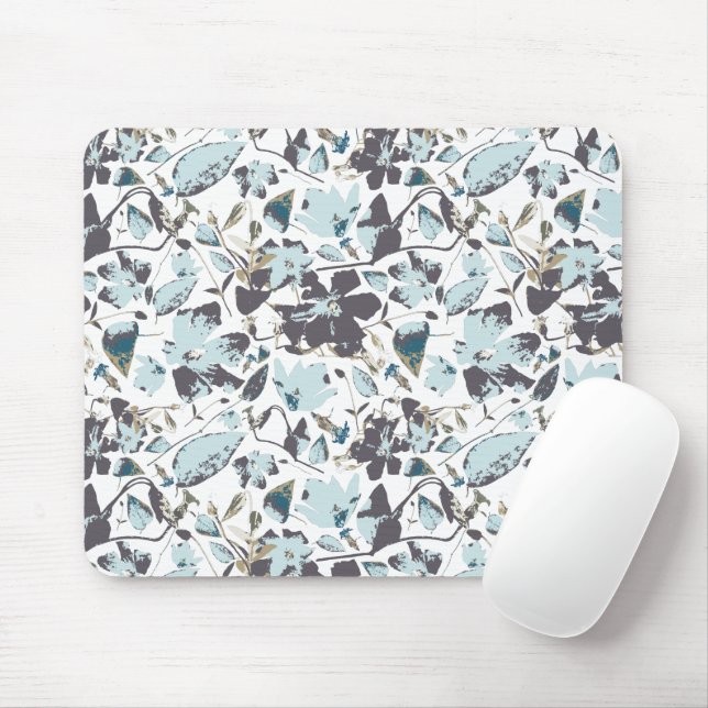 Tapis De Souris Aquarelle florale claire Clematis Vine (Avec souris)
