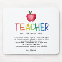 Aquarelle moderne Rainbow Teacher Merci
