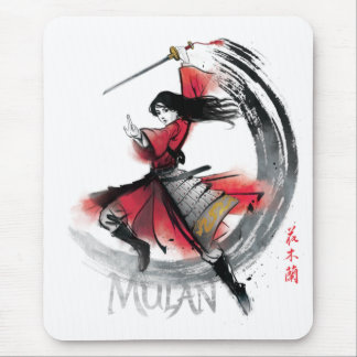 Tapis De Souris Aquarelle Mulan Sword Art