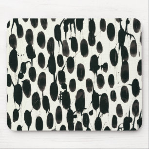 Tapis De Souris Aquarelle noire invariable d'I  