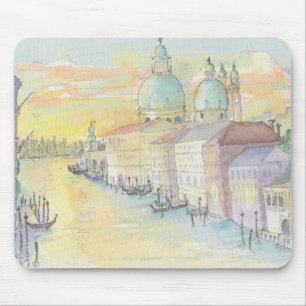 Tapis de souris aquarelle "Venise Italie"