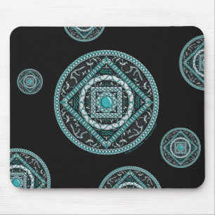 Tapis De Souris Aquarius Mandala Mousepad