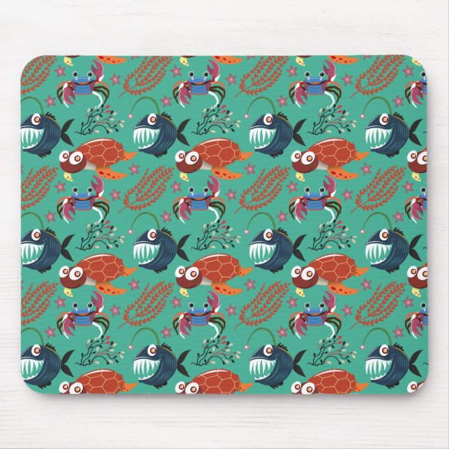 Tapis De Souris Aquatic animals | ocean underwater life (Devant)