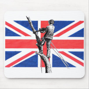 Tapis De Souris Arb Art Arboriste Arbre Chirurgien Scie à tronc