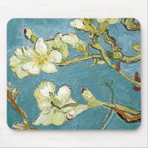 Tapis De Souris Arbre d'amande fleurissant Van Gogh Art