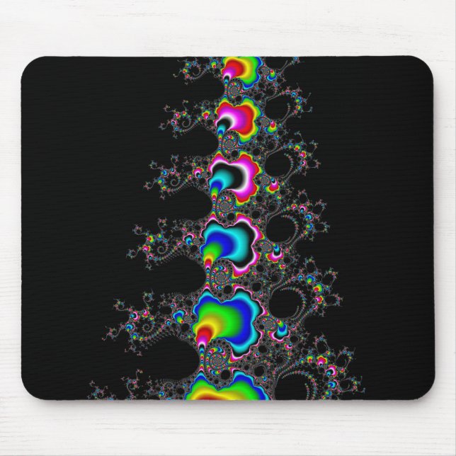 Tapis De Souris Arbre de Noël - Fractral (Devant)