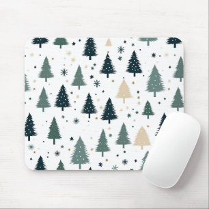 Tapis De Souris Arbre de Noël vert simple