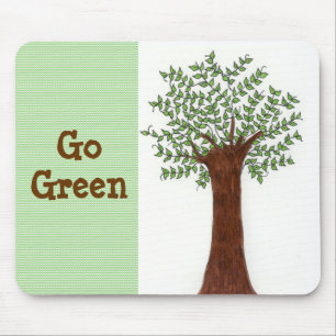 Tapis De Souris Arbre en croissance - Allez Vert