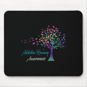Tapis De Souris Arbre Ruban Addiction Récupération Confort C