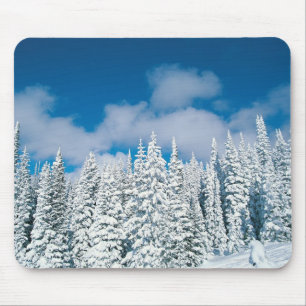 Tapis De Souris Arbres d'hiver, bateau à  vapeur, le Colorado,