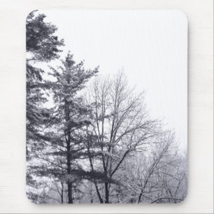 Tapis De Souris arbres Neige-couverts : Vertical