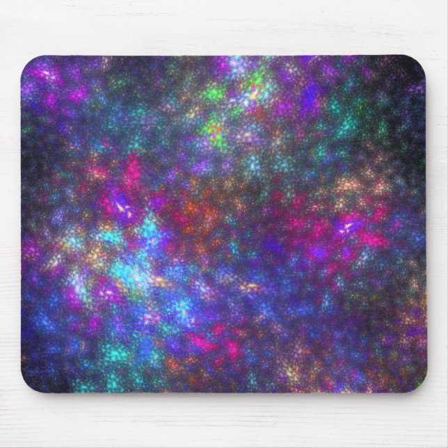 Tapis De Souris Arc arc-en-ciel fractal (Devant)
