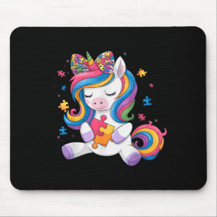 Tapis De Souris Arc-en-ciel de la sensibilisation à l'autisme Todd