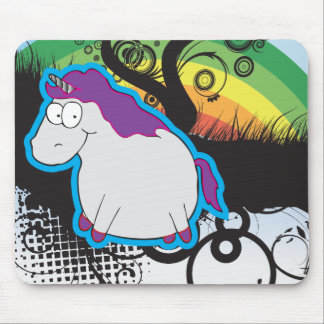 Tapis De Souris Arc-en-ciel et licorne Mousepad