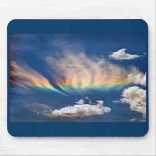 Tapis De Souris Arc-en-ciel Mousepad du feu