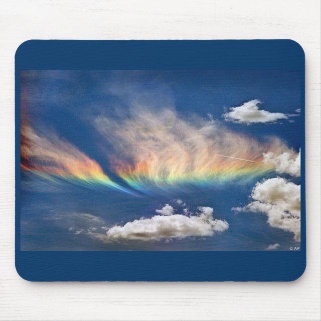 Tapis De Souris Arc-en-ciel Mousepad du feu (Devant)