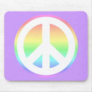 Tapis De Souris Arc-en-ciel pastel