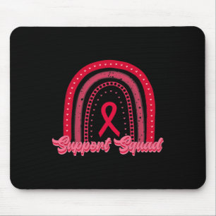 Tapis De Souris arc-en-ciel rouge groupe de soutien à la sensibili