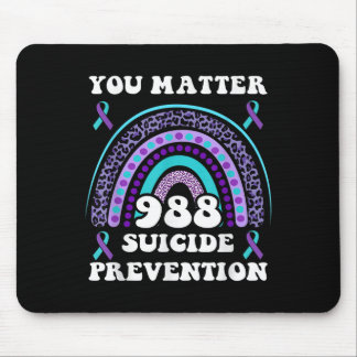 Tapis De Souris Arc en ciel Vous 988 Prévention du suicide