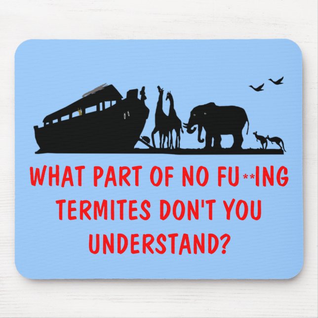 Tapis De Souris Arche athée (Devant)