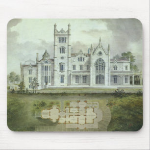 Tapis De Souris Architecture vintage, Plan Château Français