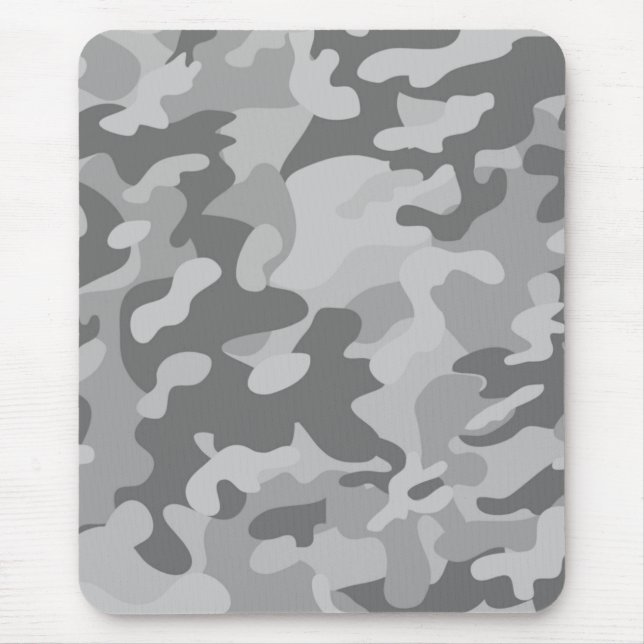 Tapis De Souris Ardoise en camo militaire gris gris gris gris gris (Devant)