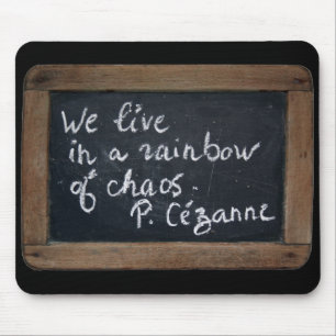 Tapis De Souris Ardoise Rustic School Slate Cézanne's Quote MouseP
