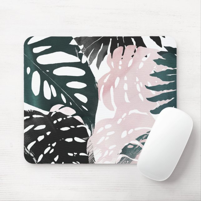 Tapis De Souris Arêtes de palme Paradise (Avec souris)