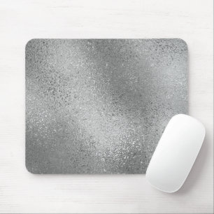 Tapis De Souris Argent g chatoyant abstrait arrière - plan