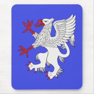 Tapis De Souris Argent Griffin Rampant
