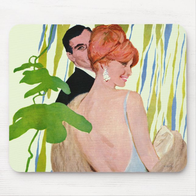 Tapis De Souris Argent sur son esprit (Devant)