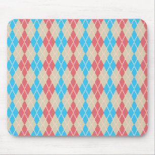 Tapis de souris Argyle à la plage