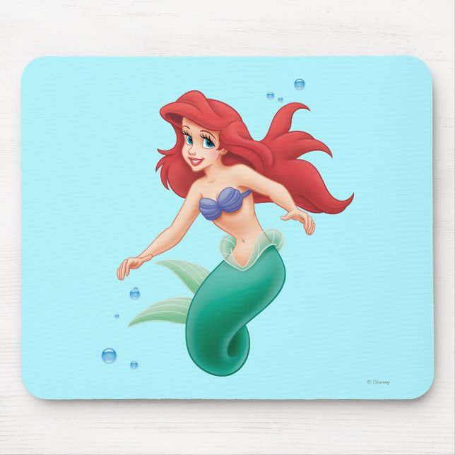 Tapis De Souris Ariel aux bulles (Devant)