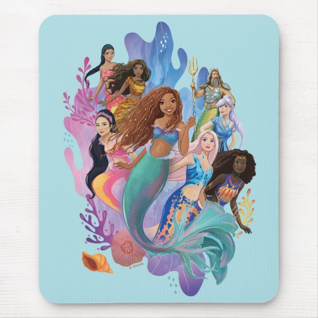 Tapis De Souris Ariel et sa famille (Devant)