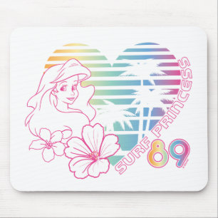 Tapis De Souris Ariel Surf Princess 89 Cœur Tropical