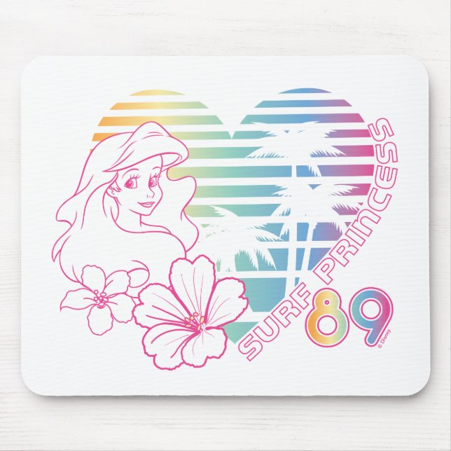Tapis De Souris Ariel Surf Princess 89 Tropical Heart (Devant)