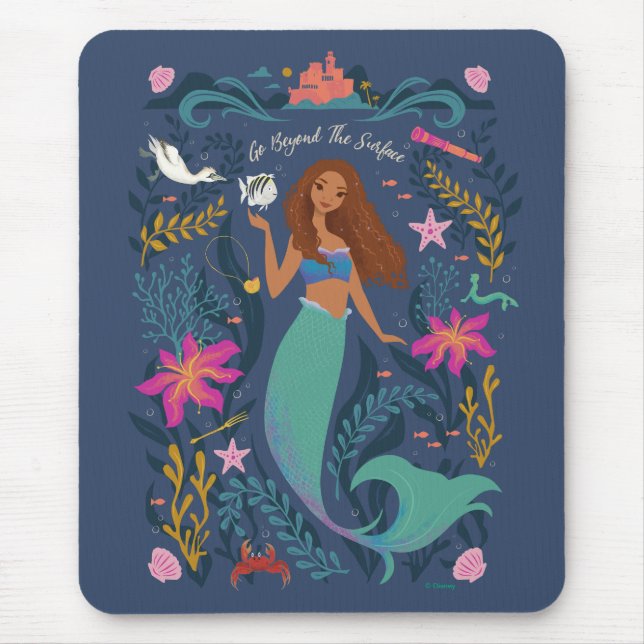 Tapis De Souris Ariel va au-delà de la surface (Devant)