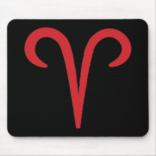 Tapis De Souris ARIES Red Astrology