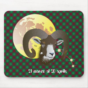 Tapis De Souris Ariete 21 marzo al 20 aprile Tappetini per mouse