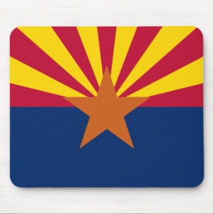 Tapis De Souris Arizona Drapeau : Réglage de Star Sun, État du cui