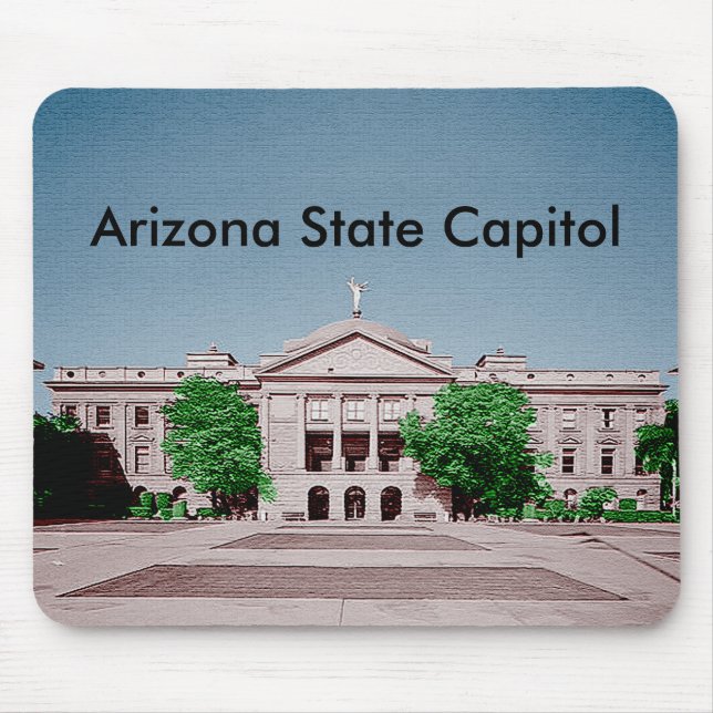 Tapis De Souris Arizona State Capitol teintée colorée (Devant)
