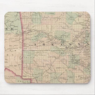 Tapis De Souris Arkansas et une partie du territoire indien