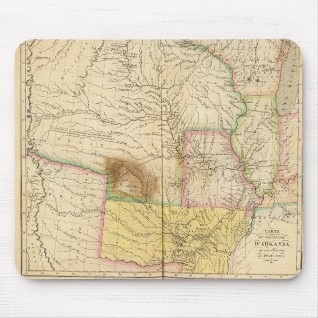Tapis De Souris Arkansas US (Devant)