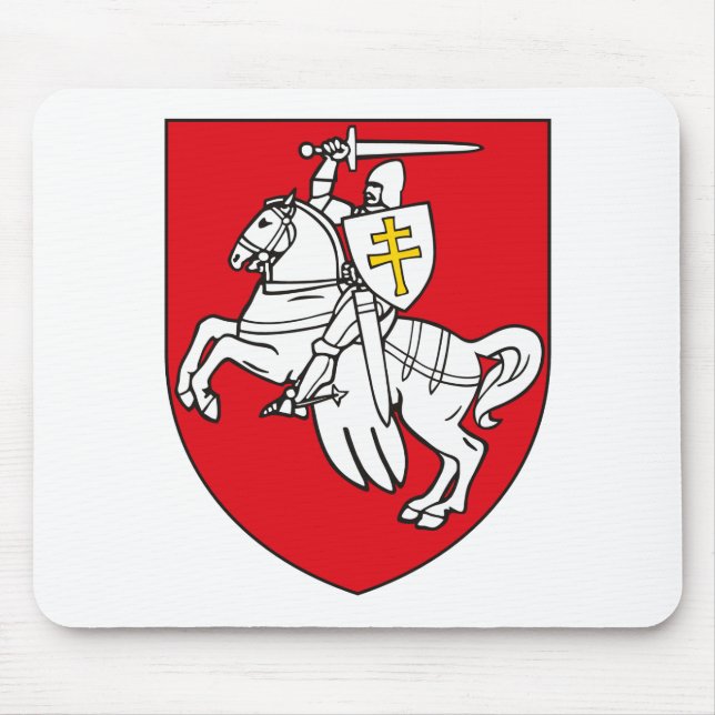 Tapis De Souris Armoiries de la Biélorussie Mousepad (Devant)