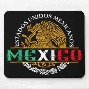 Tapis De Souris Armoiries De L'Aigle Mexicaine Mexique Aguila Escu