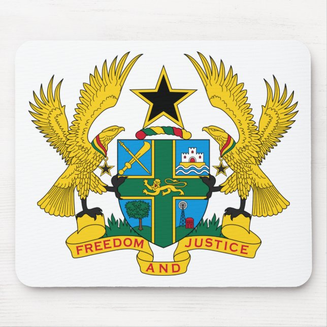Tapis De Souris Armoiries du Ghana (Devant)