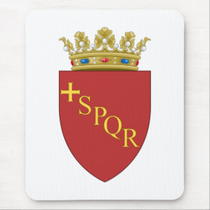 Tapis De Souris Armoiries romaines (SPQR) (Rome, Italie)